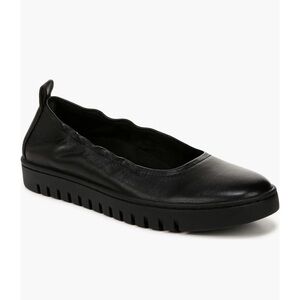 Vionic Shoes Womens sz:10 Black Uptown Ballet 1" Platform Preppy Minimalist